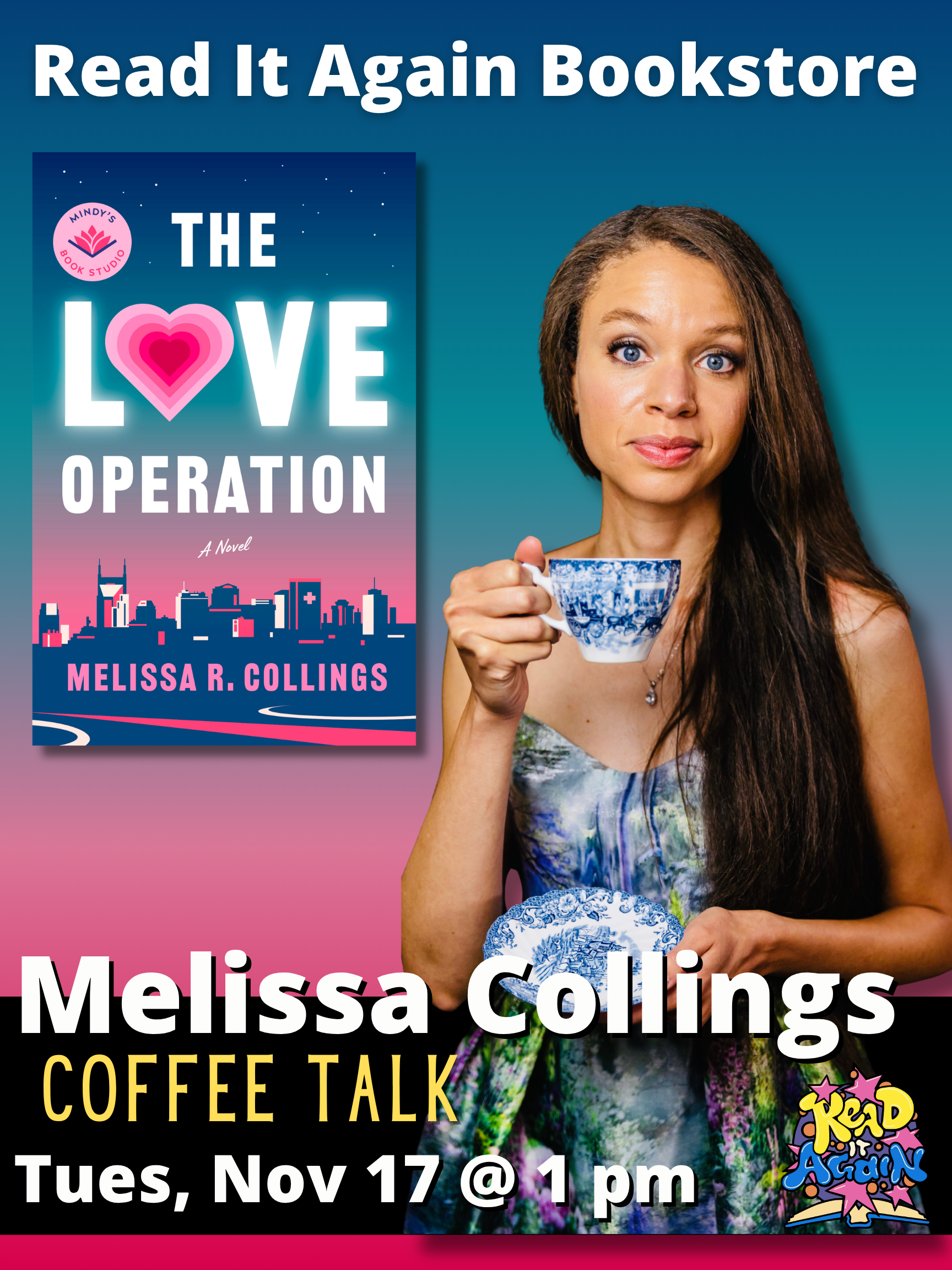 Coffee Talk with Melissa @ Read It Again Books!