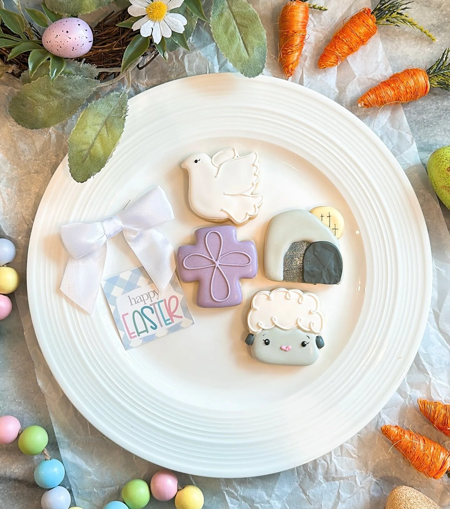 Happy Easter! He is Risen! ✝️🐰

#easter #eastercookies #tricitieswa #easter2026 #heisrisen
