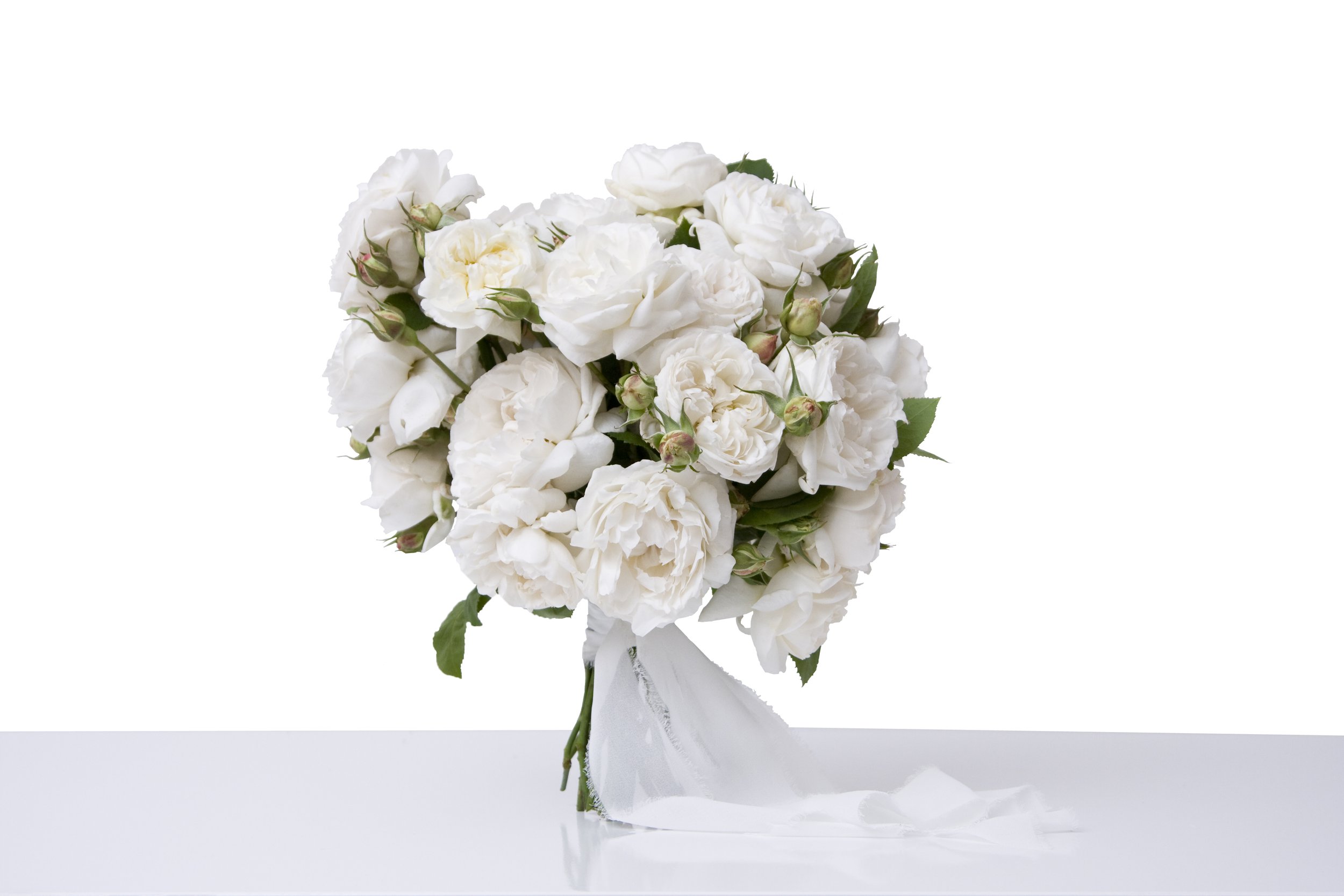 David Austin Garden Rose, classic wedding flower bouquet. Botanic Flowers 1300 820 920.
