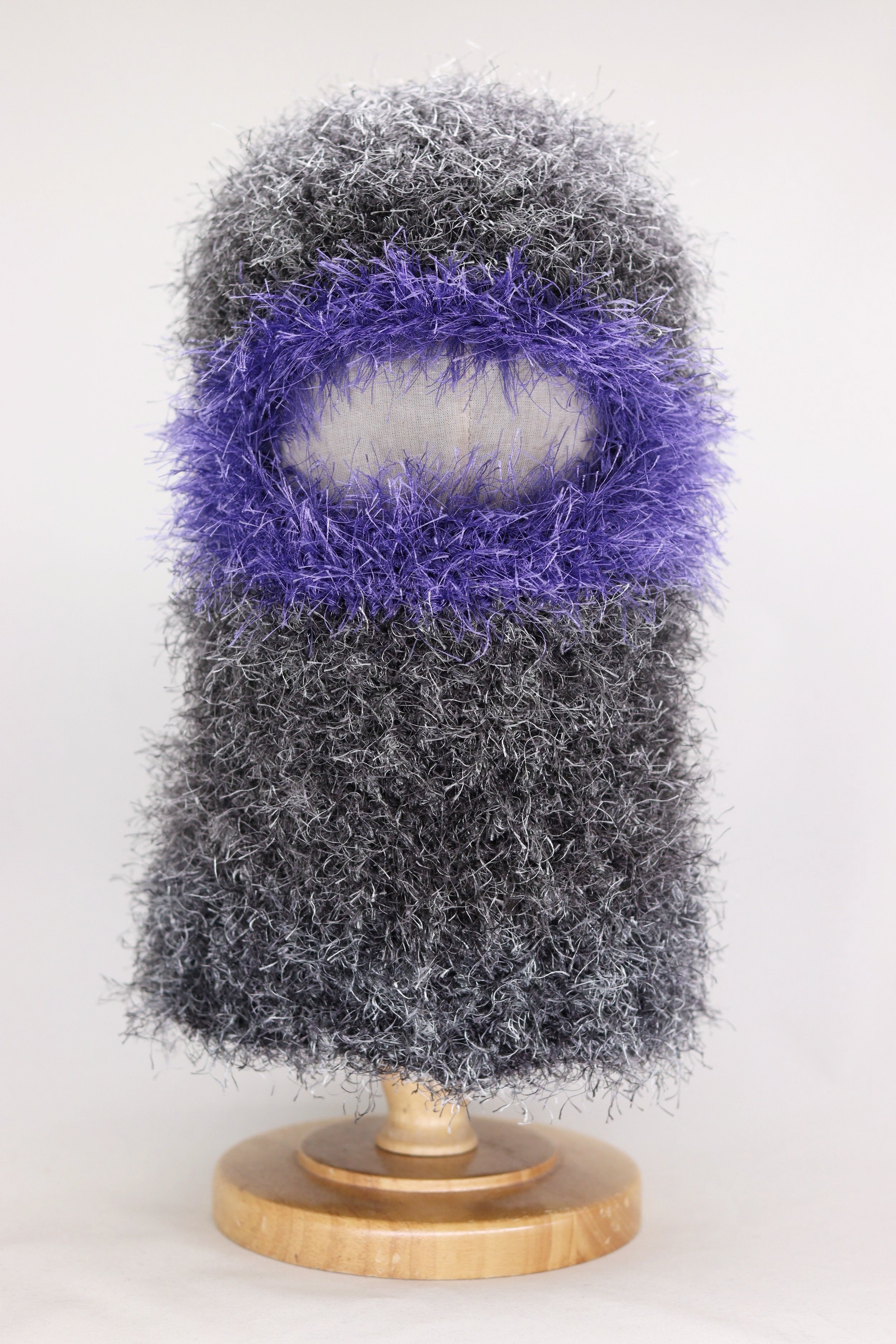 Crochet Balaclava - Purple
