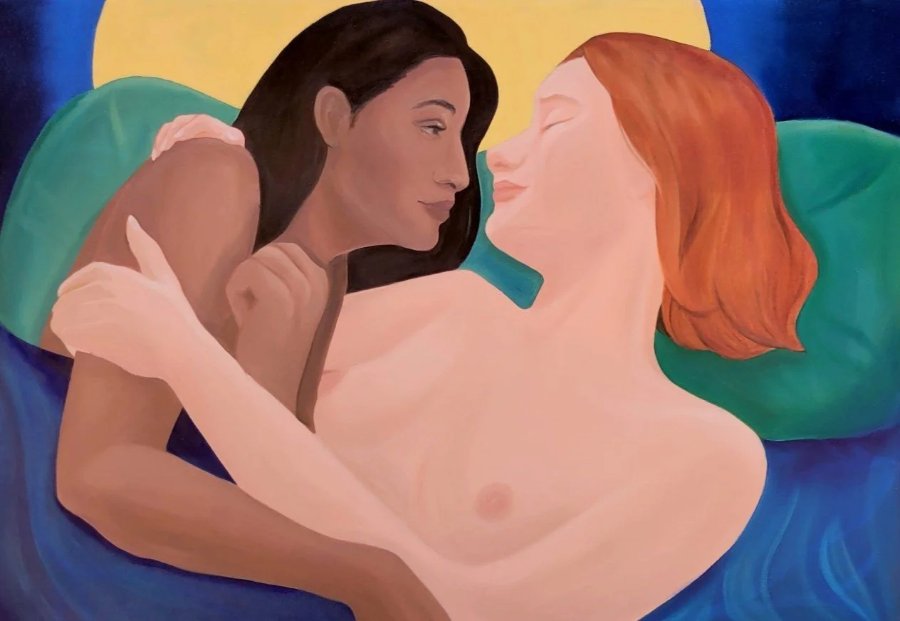 Ludus, 2021, Oil on canvas, 28 x 40in.    