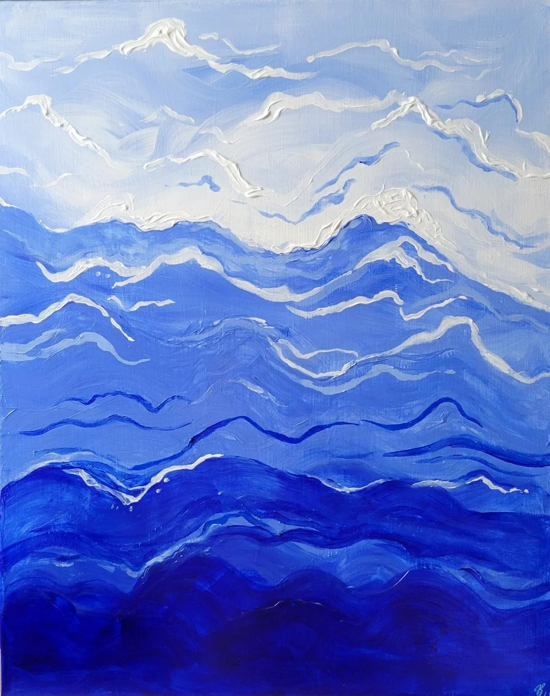 2022, Acrylic on canvas, 16x20 
