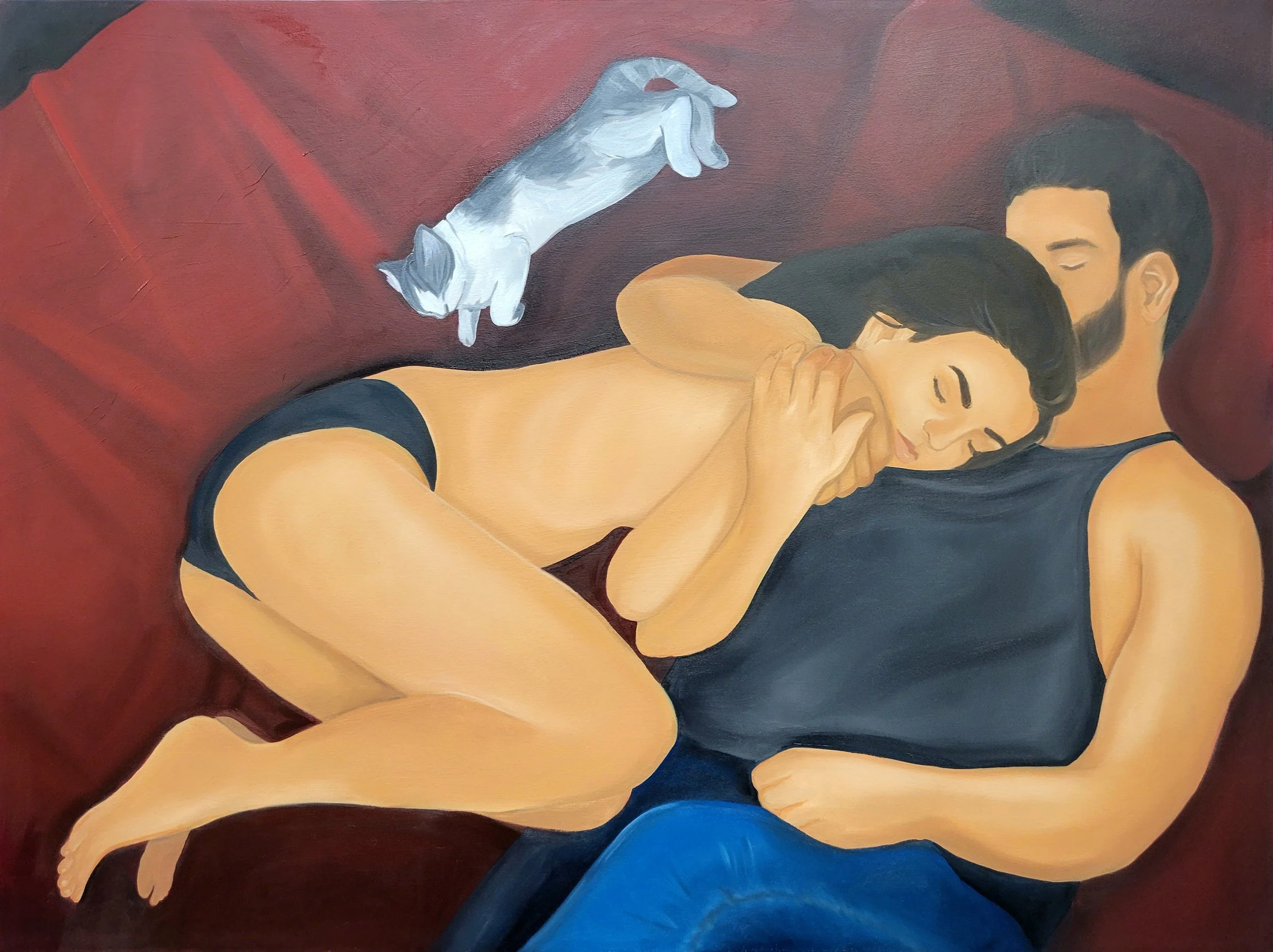 Ameliorated, 2022, Oil on canvas, 36x48in.