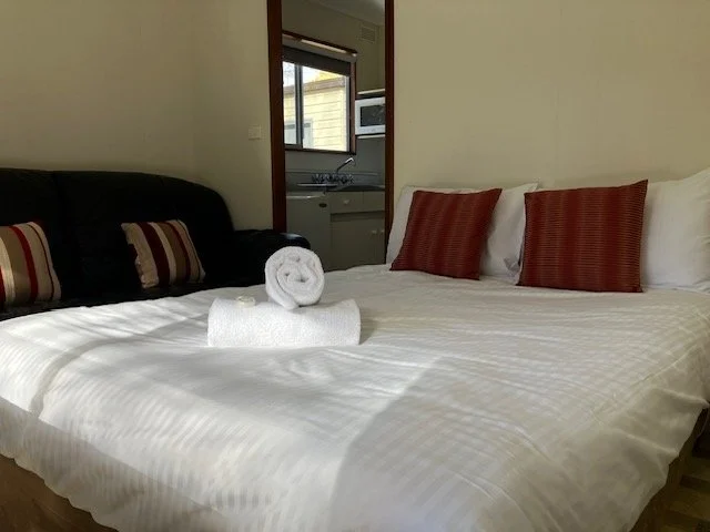 Cabin 9 Main Bed in Lounge