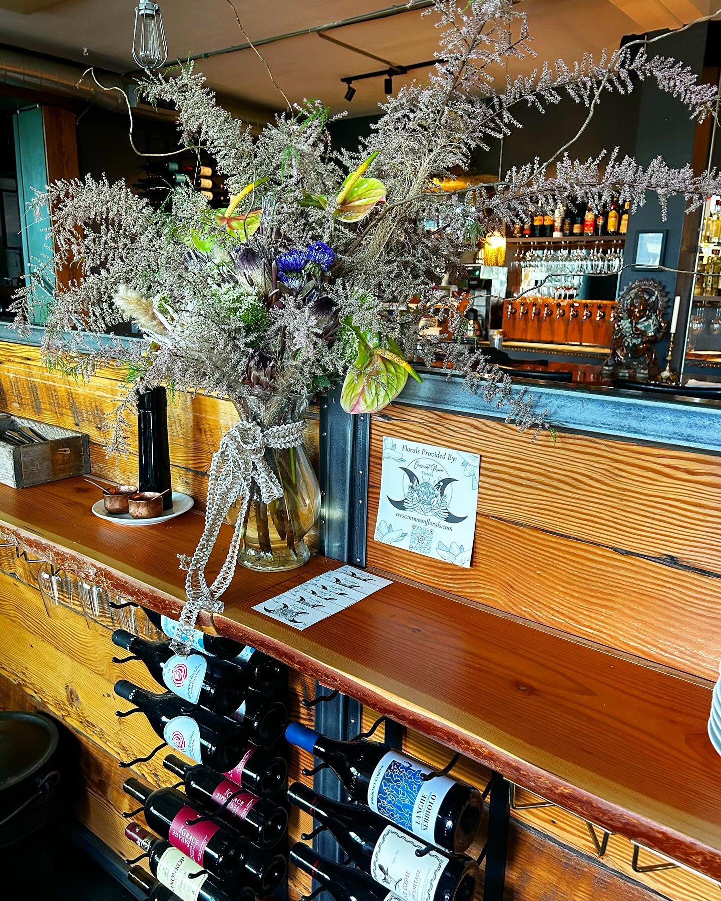 Catch some of my work locally at  @henniskitchenandbar celebrating the Wildflower Festival all month long! @explorewhitesalmon