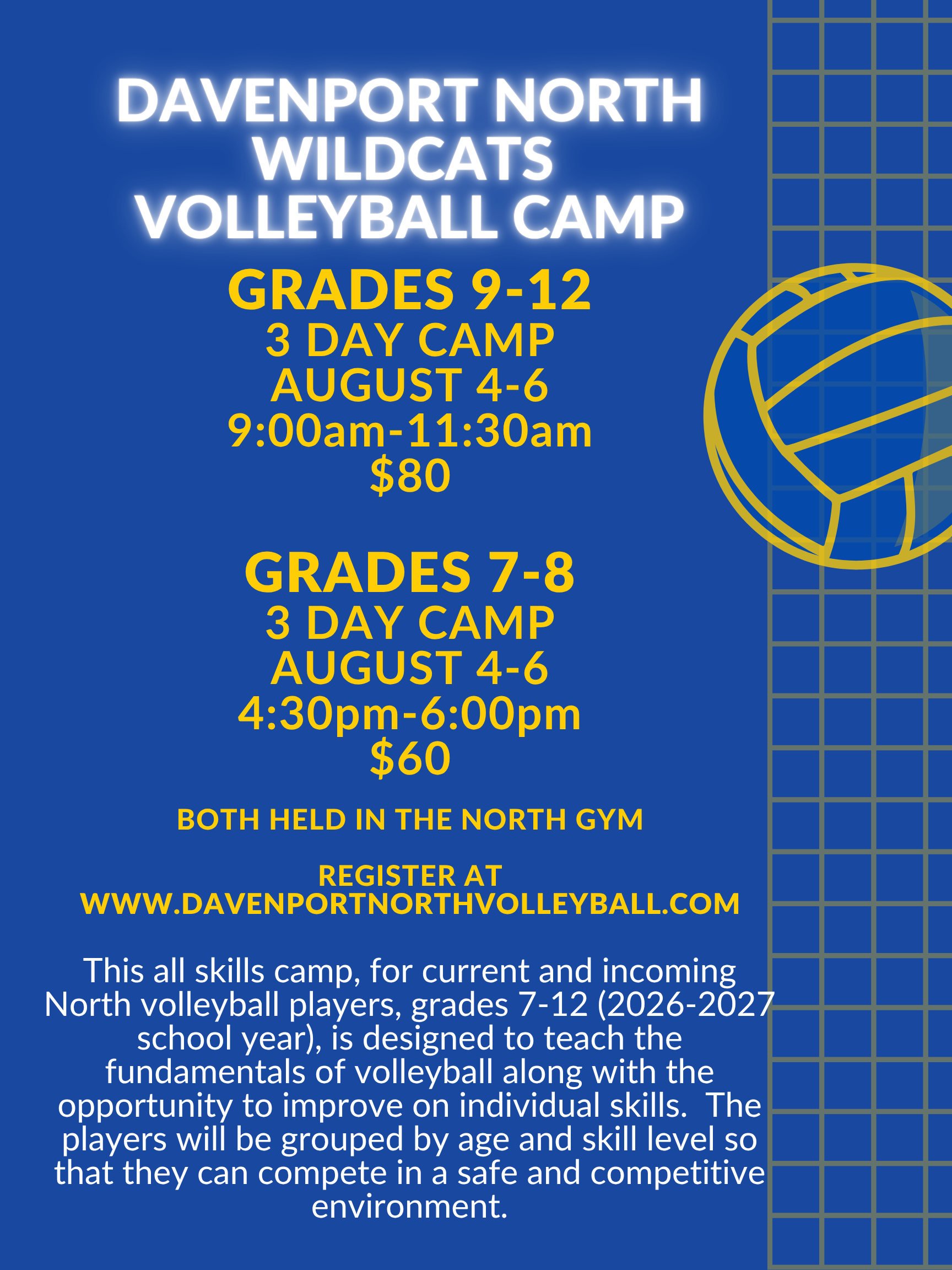 Wildcats Summer Volleyball Camp