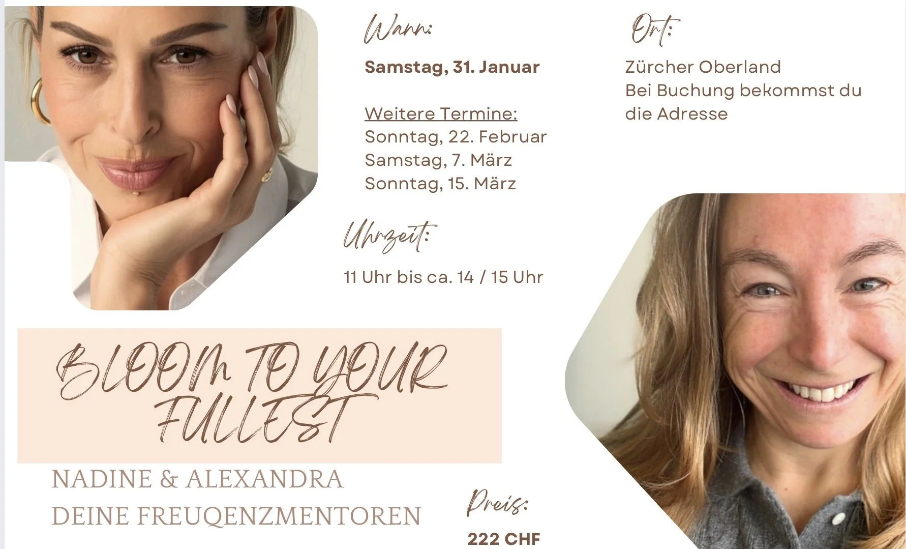 Bloom to your fullest Workshop