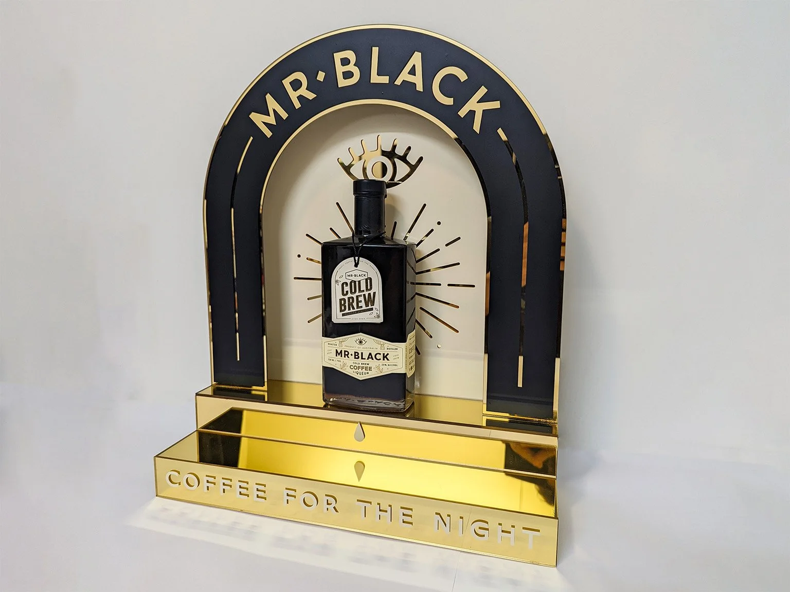 Custom Spirits Bottle Glorifier for Mr. Black | Design by ZNC — ZNC ...
