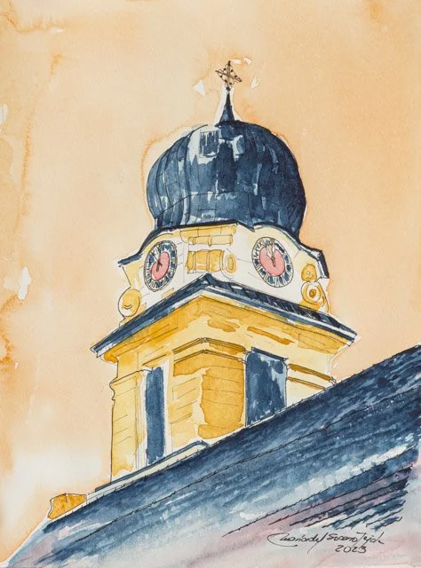 St. Josef Kirche, ZH (32cm x 24cm)