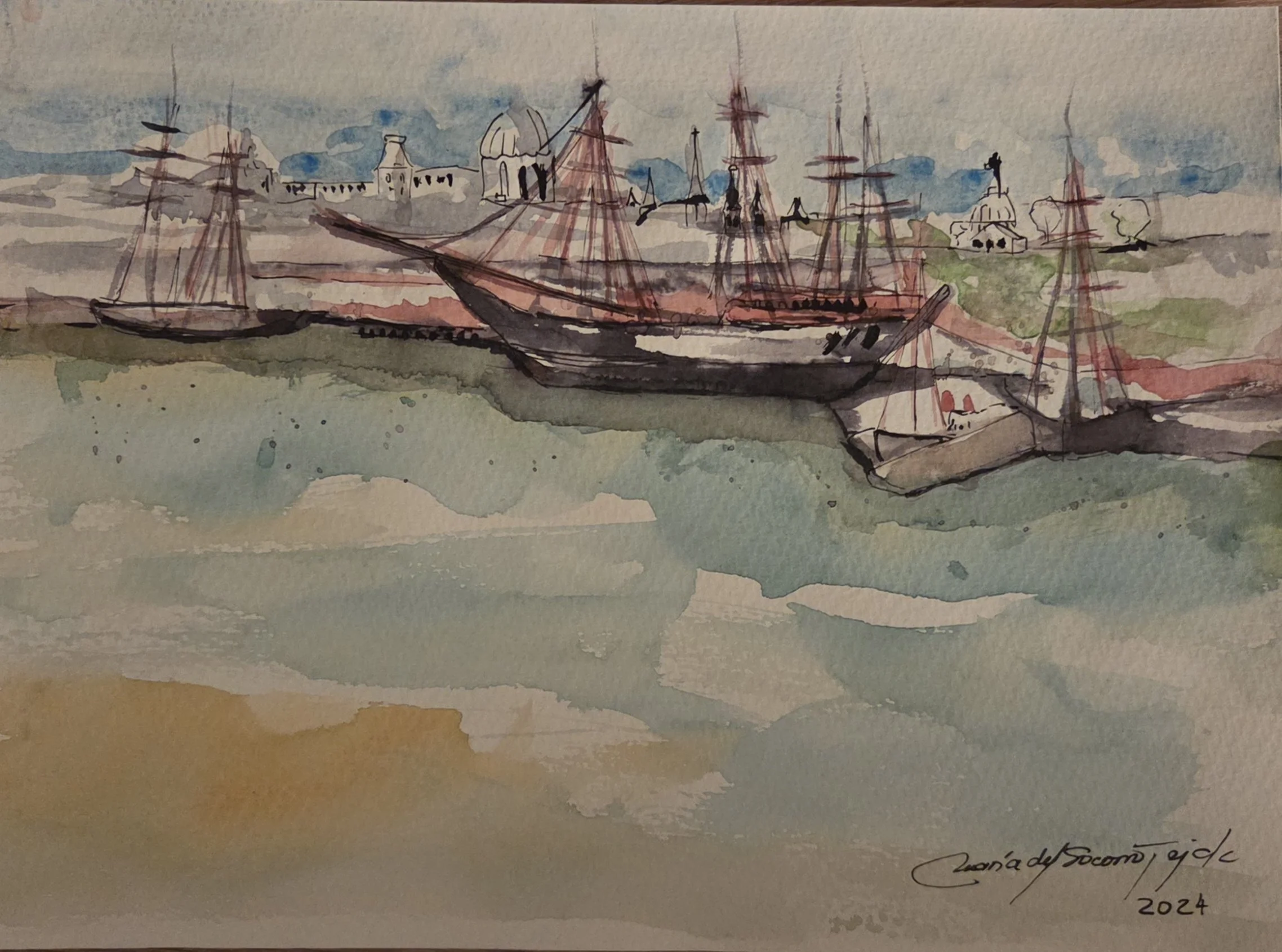 The port – 22cm x 30cm