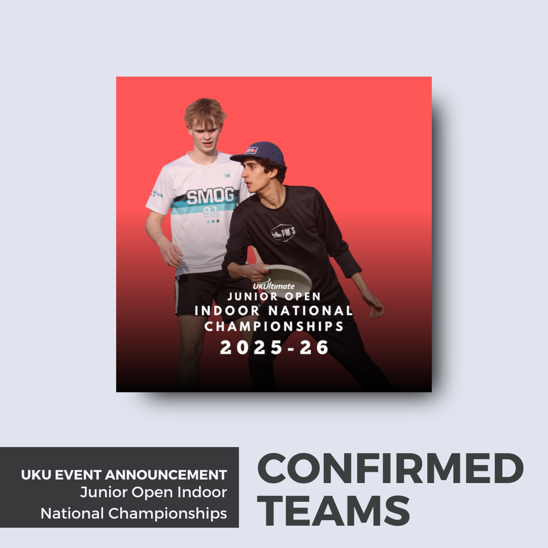 UKU Junior Open Indoor Nationals 2026 Confirmed Teams