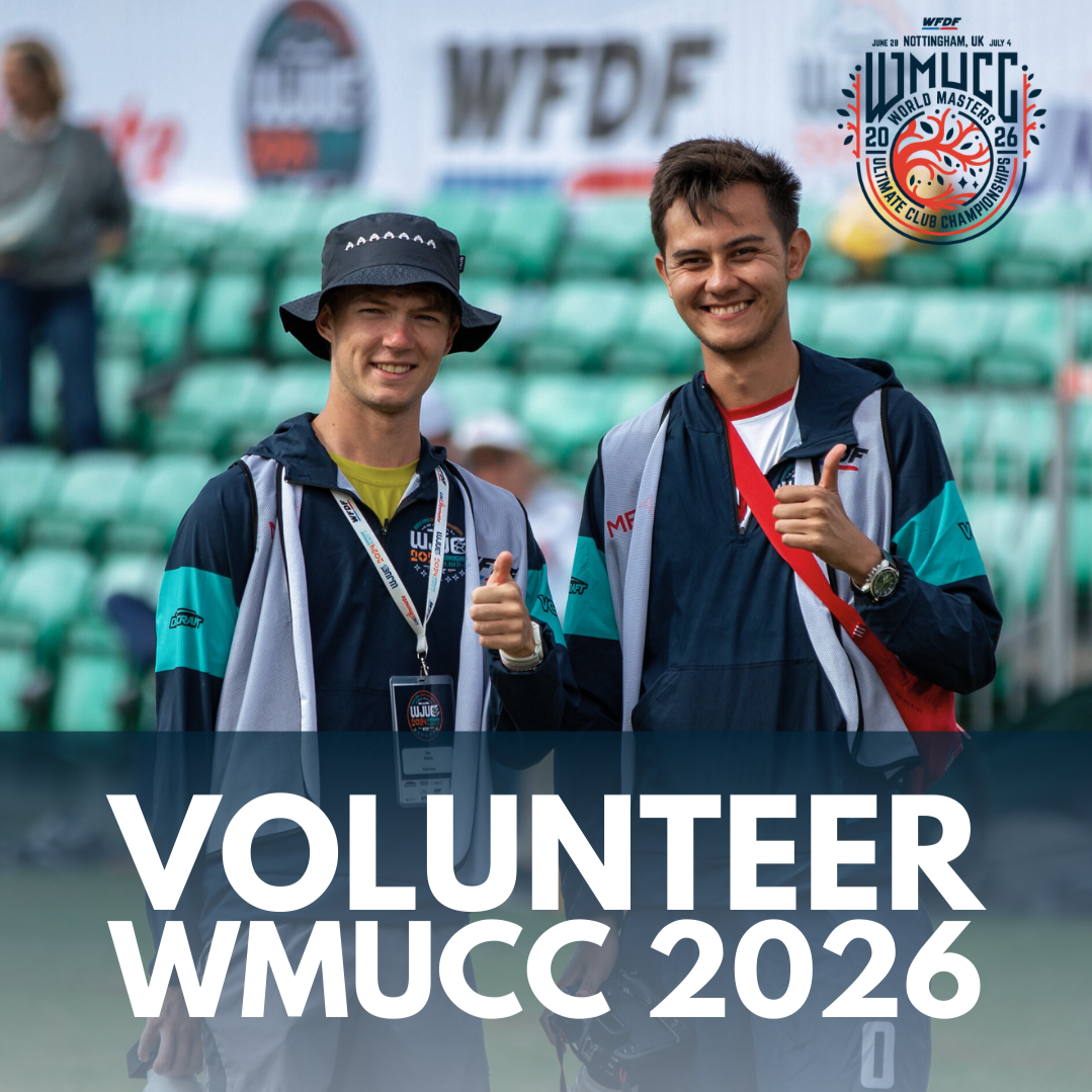University of Nottingham Sport appointed as Official Volunteering and Workforce Development Partner for World Masters Ultimate Club Championships 2026 - application form now live