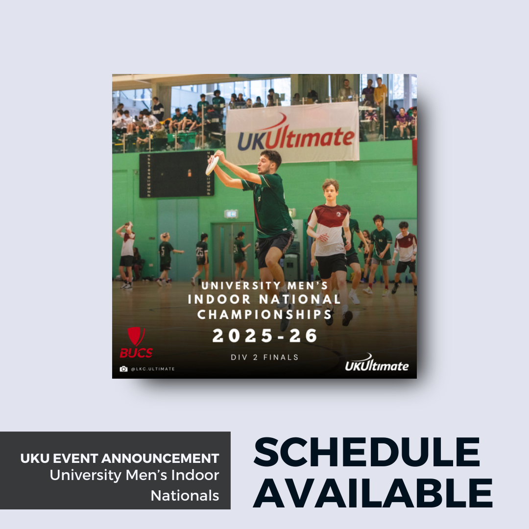 UKU University Indoor Nationals Div 2 2026 Draft Schedule 