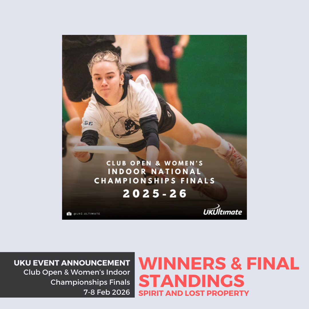 Club Open and Women’s Indoor Championships Finals 2026: National Champions, final standings &amp; spirit