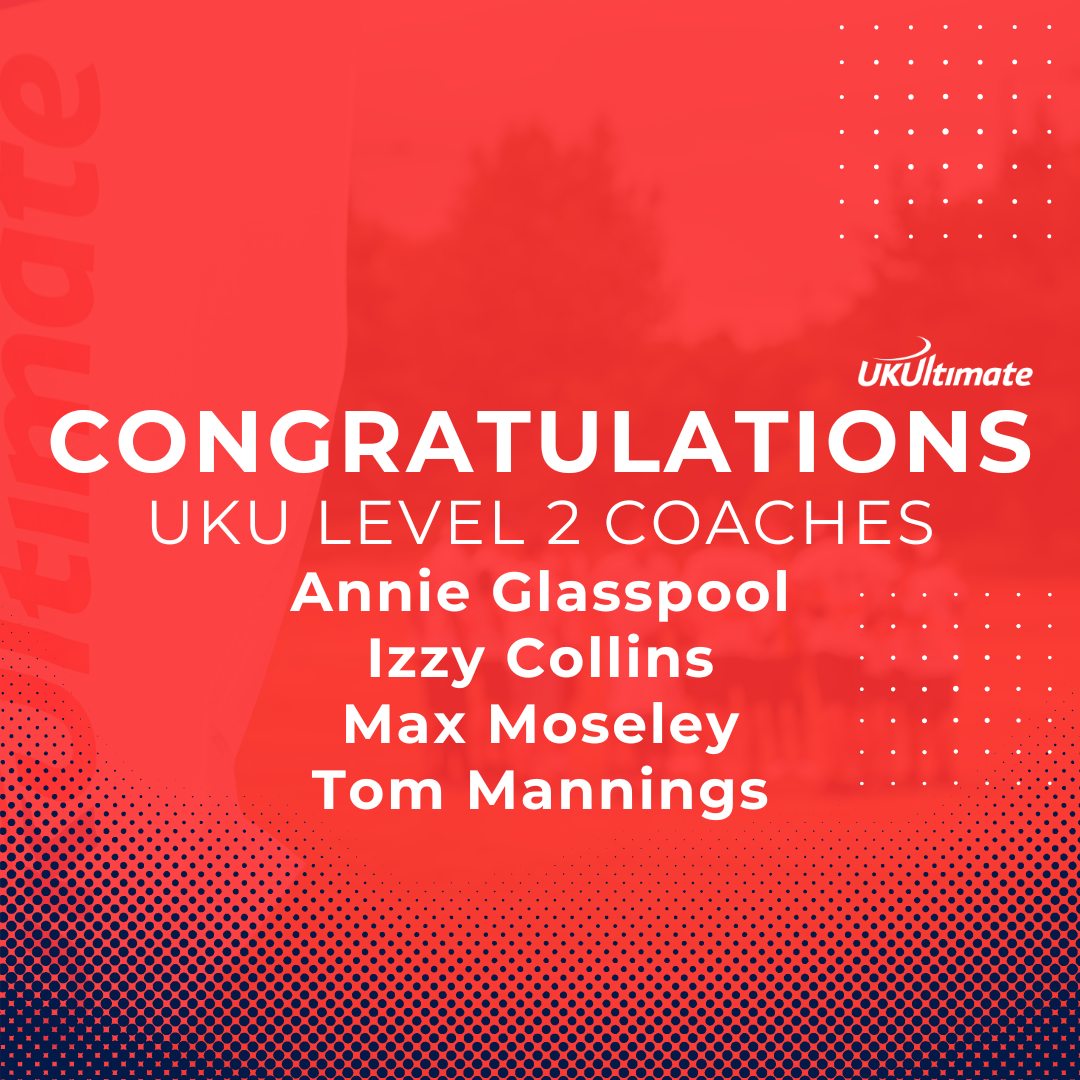 Congratulations to new UKU Level 2 qualified coaches
