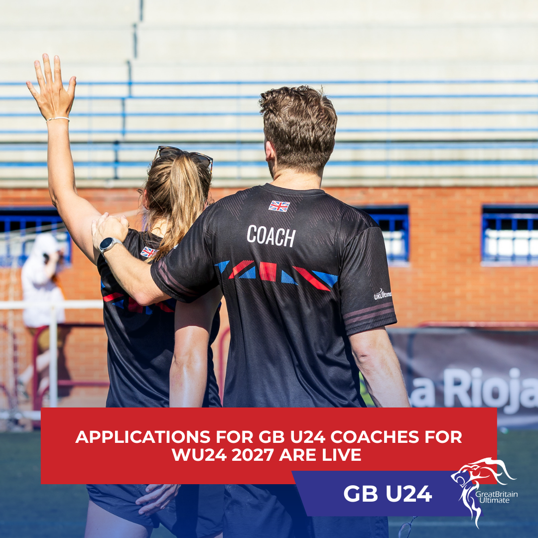 GB U24 Lead Coach and Assistant Coach 2027 Applications are Live 