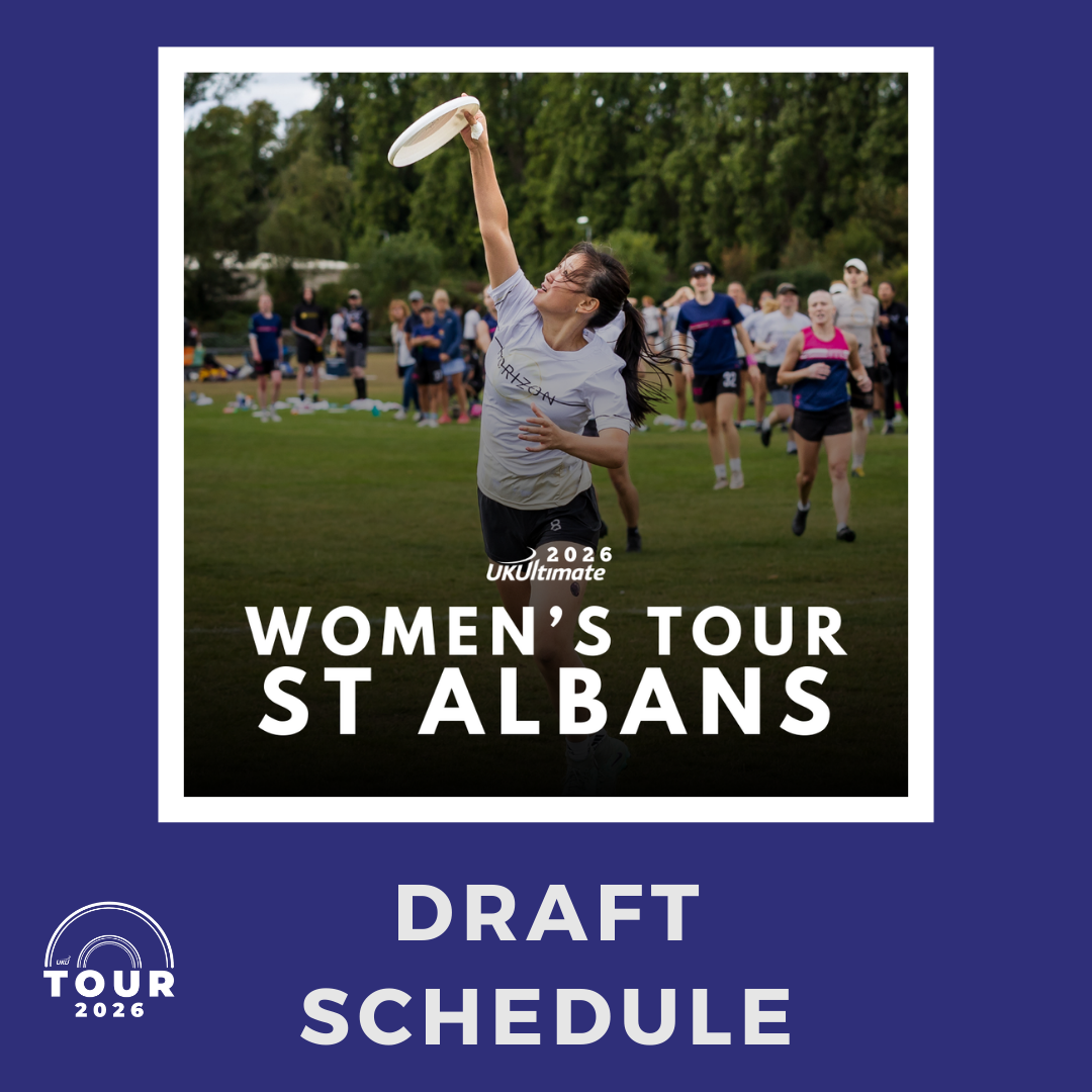 UKU St Albans Women’s Tour Draft Schedule