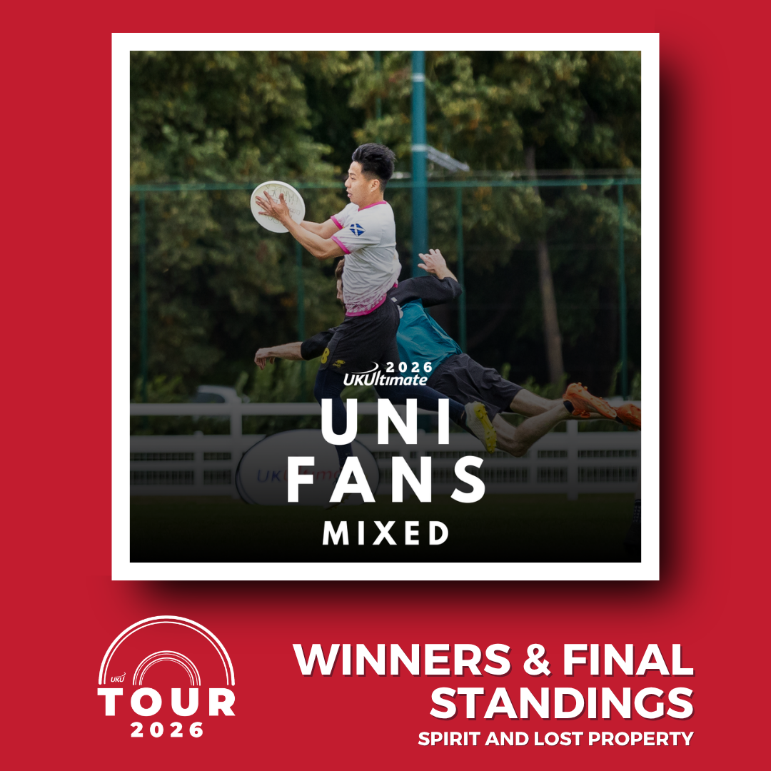 Mixed Tour 1, Uni Fans - Winners &amp; final standings, spirit &amp; lost property