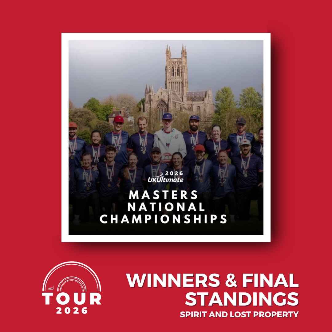 UKU Masters Championships 2026 - Winners &amp; final standings, spirit &amp; lost property