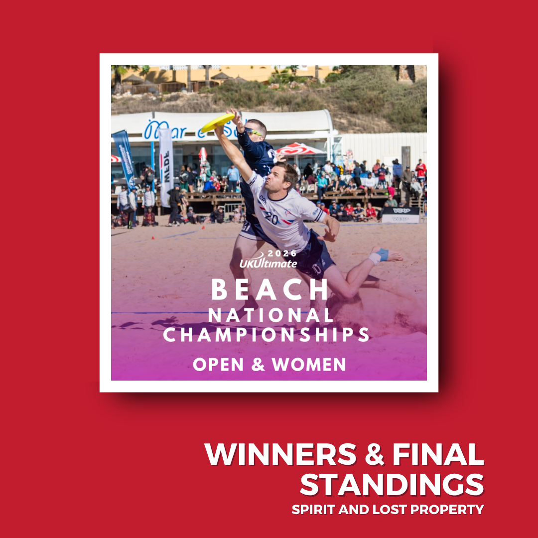 UKU Club Open and Women’s Beach Nationals 2026 - Winners &amp; final standings, spirit &amp; lost property