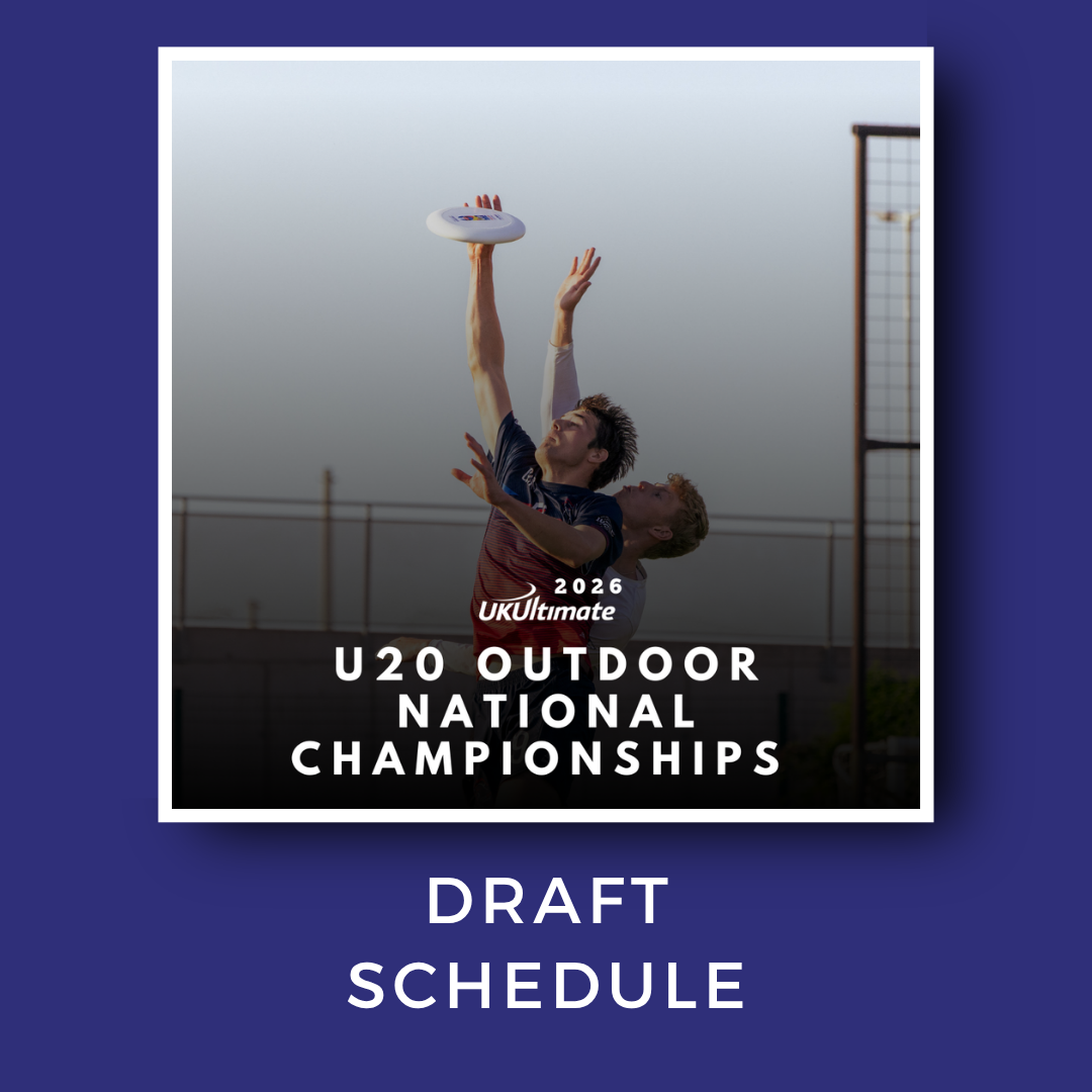 U20 Youth Outdoor Nationals - Draft Schedule Announcement and Other Important Information