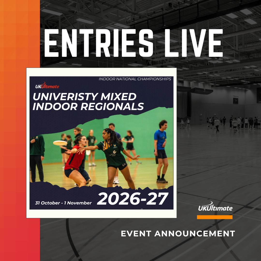 University Mixed Indoor Regionals 2026 Entry Live