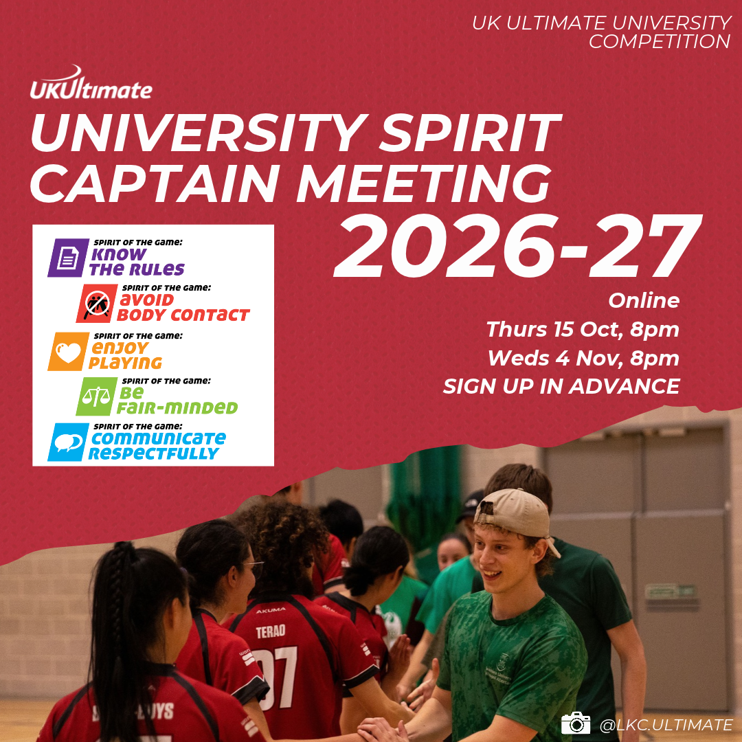 University Spirit Captain Meeting 2026-27