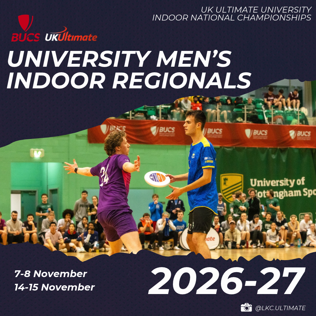 BUCS / UKU University Men’s Indoor Regionals 2026-27