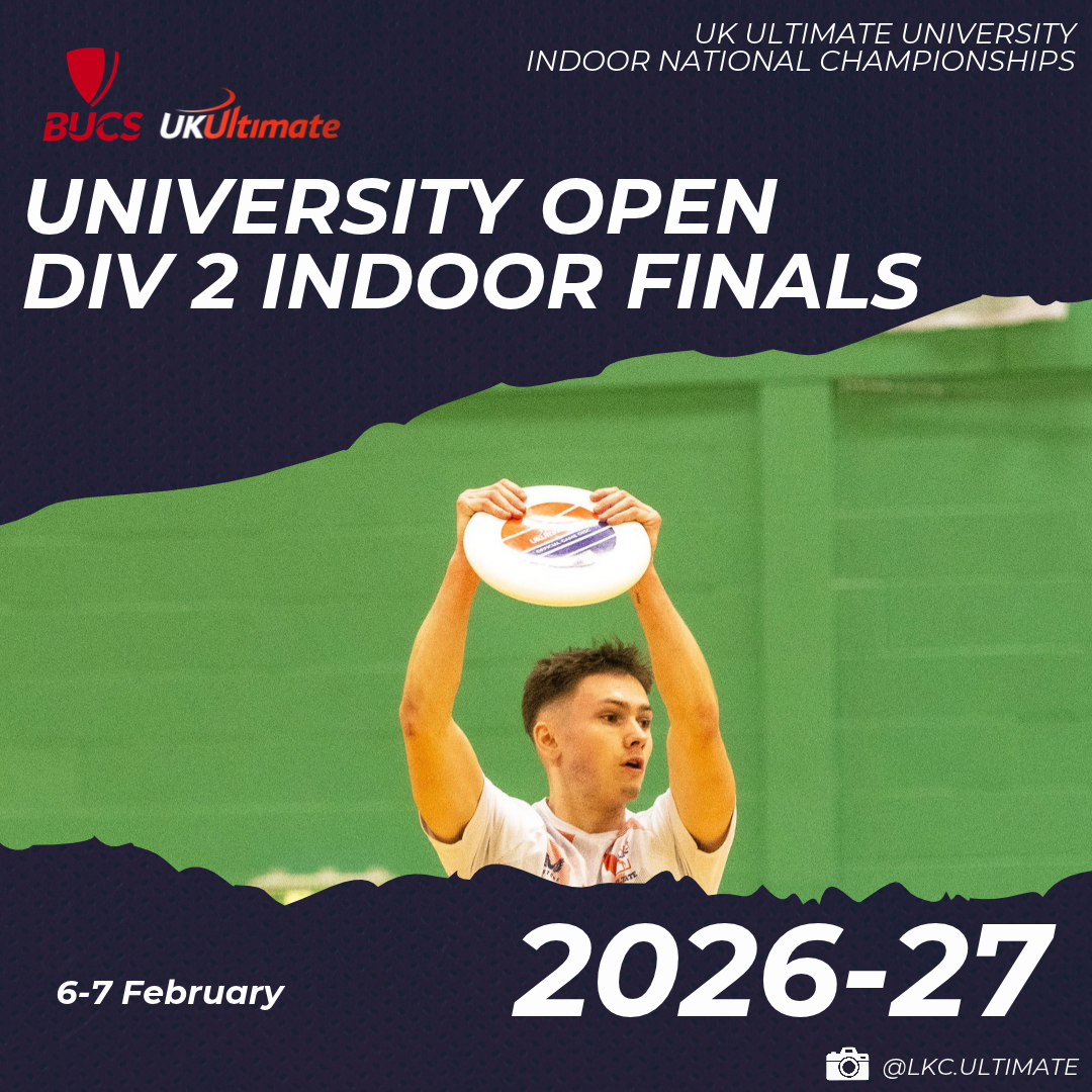 BUCS / UKU University Open Indoor National Finals DIV 2 2026-27
