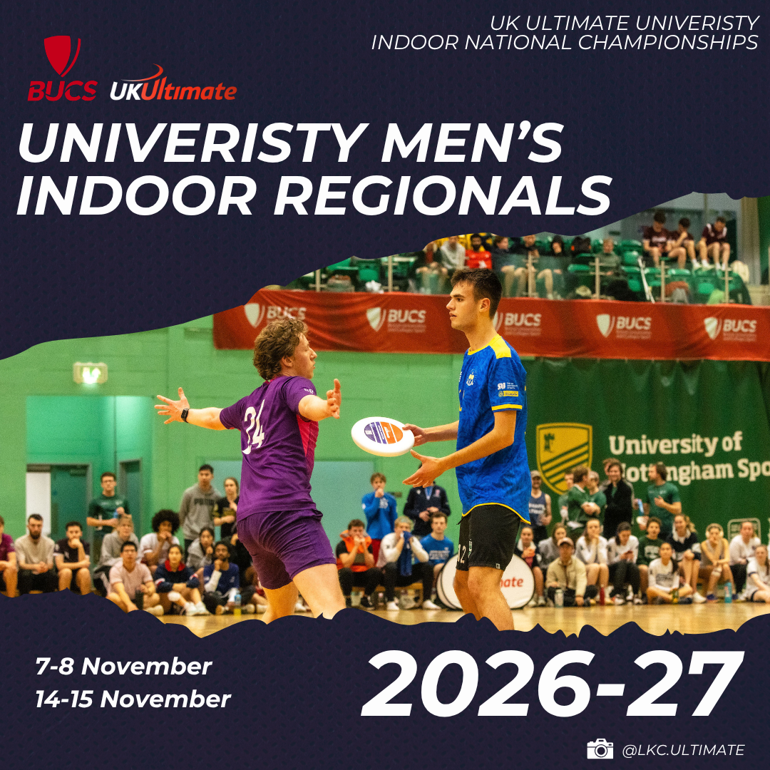 BUCS / UKU University Men’s Indoor Regionals 2026-27