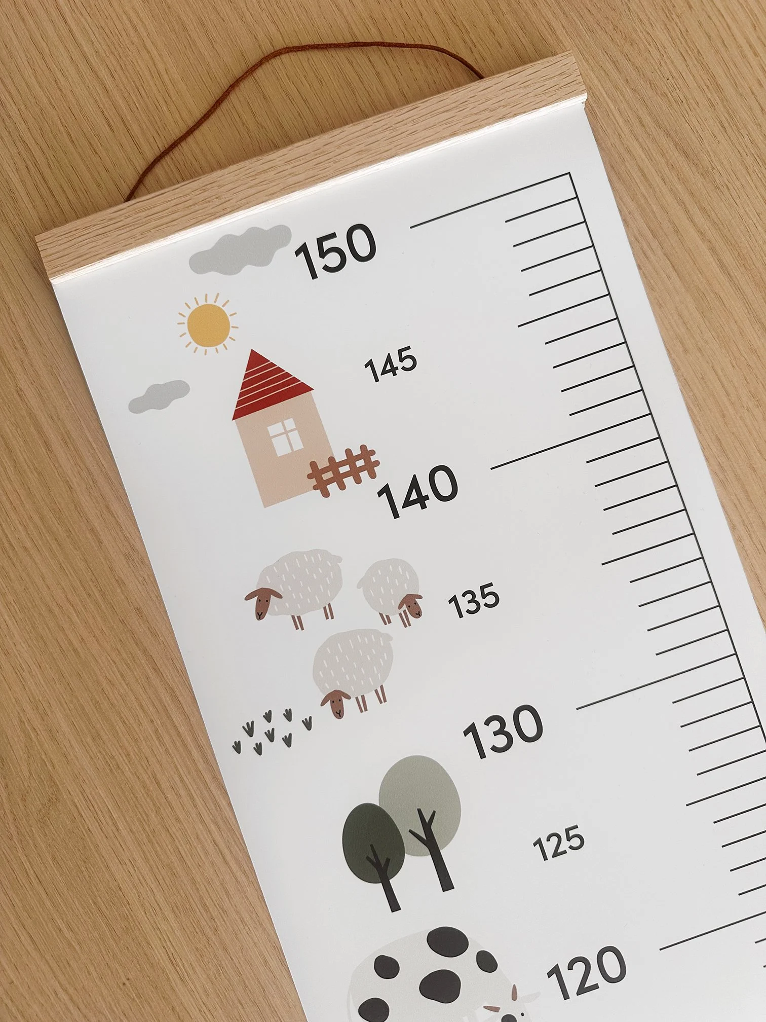 Detský nástenný meter "Tááákto rastiem!"