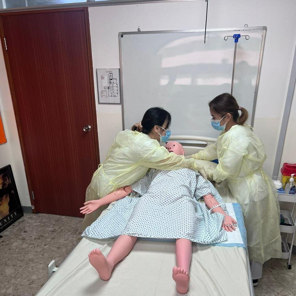 Witness the hands-on application of theory as our CNA students showcase their skills in oral care, colostomy care, indwelling catheter insertion, and patient repositioning. 

Intrigued to join the ranks of compassionate healthcare professionals? Cont