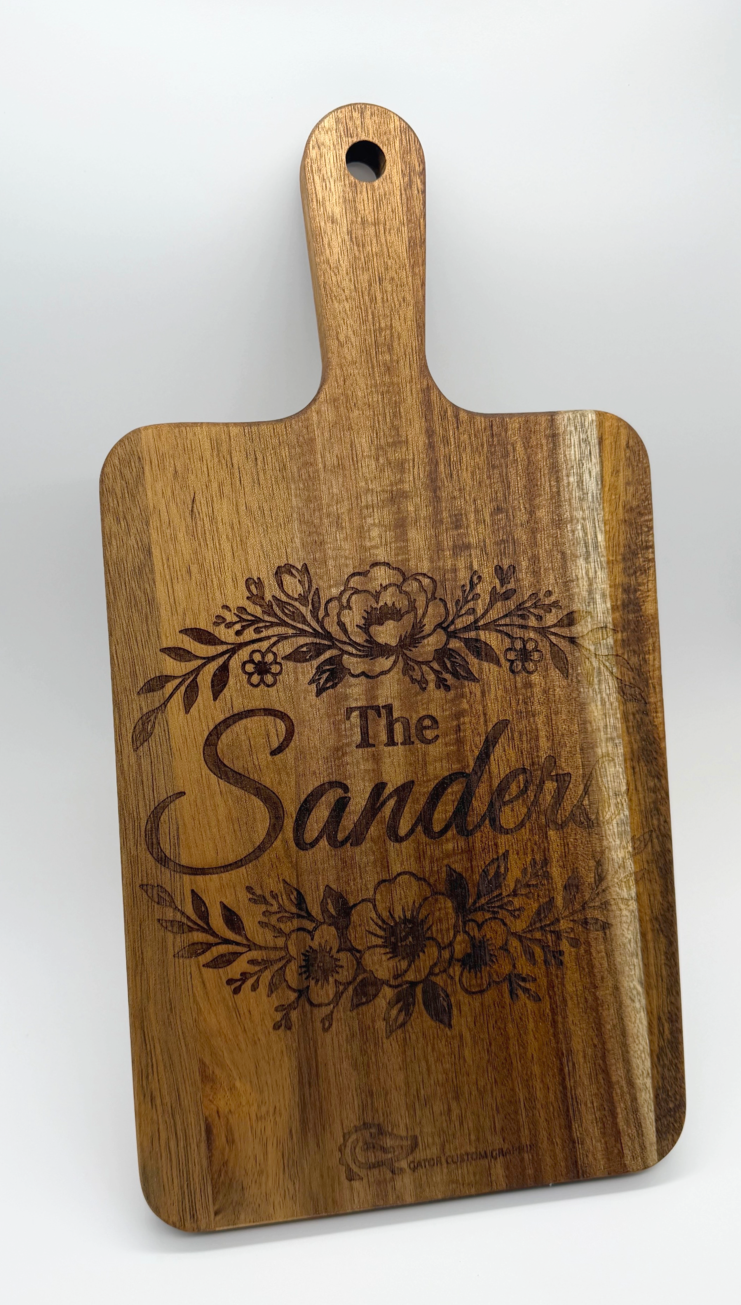 Acacia Cutting Board 14" - Customized