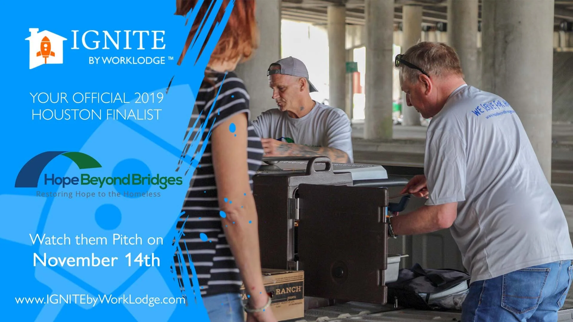 2019 IGNITE Office Space Contestant, Hope Beyond Bridges