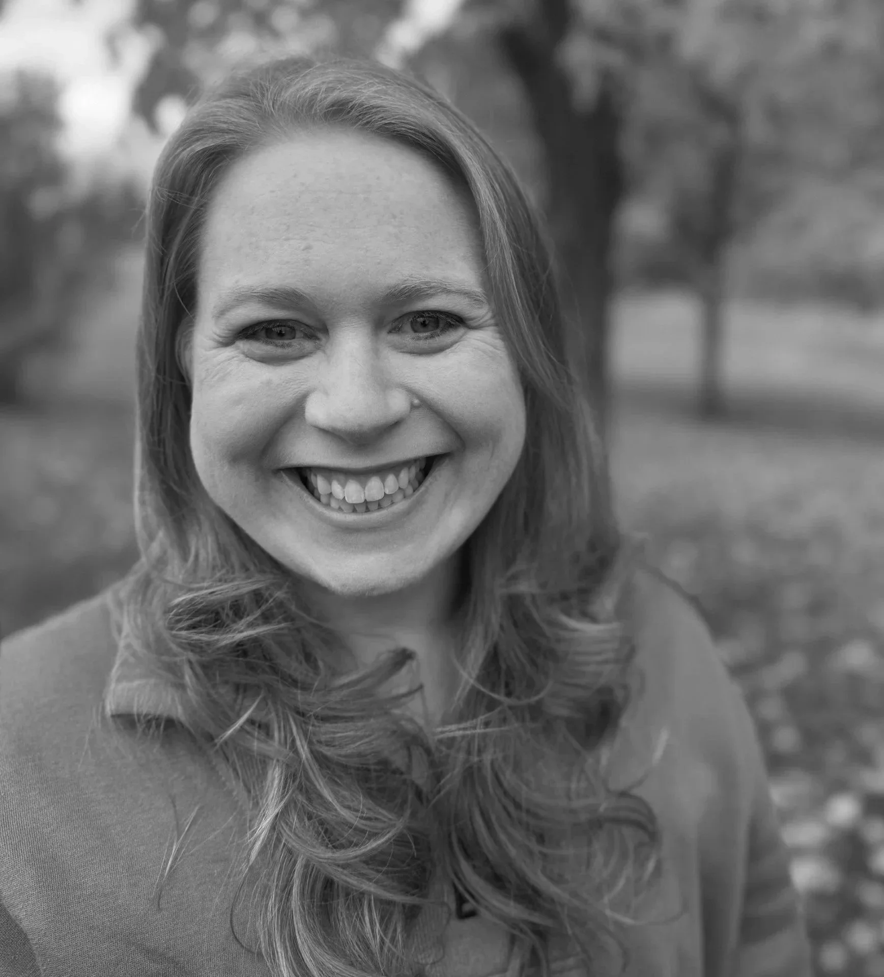 Black and white portrait of Valerie Shayman Southerland, Executive Director.