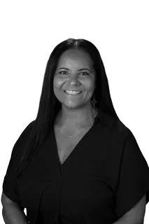 Black and White Portrait of Sheleis Mather, Secretary.