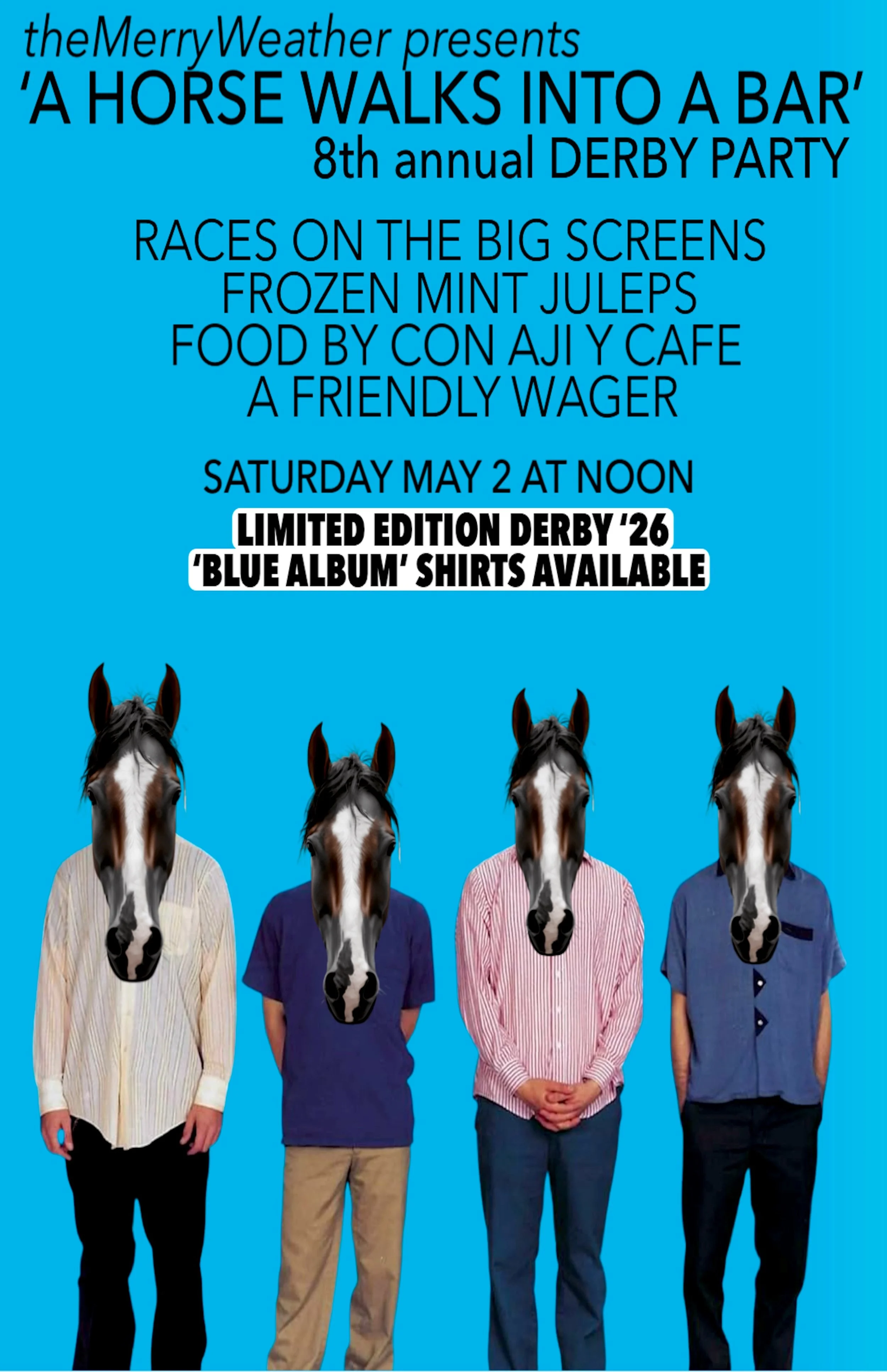 8th annual 'A Horse Walks Into a Bar' Derby Party