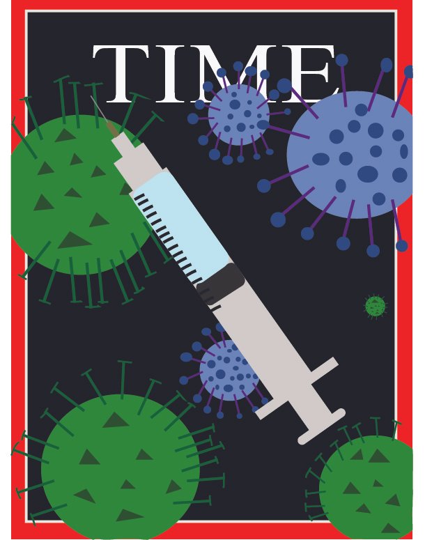 Time Magazine Cover about Covid-19