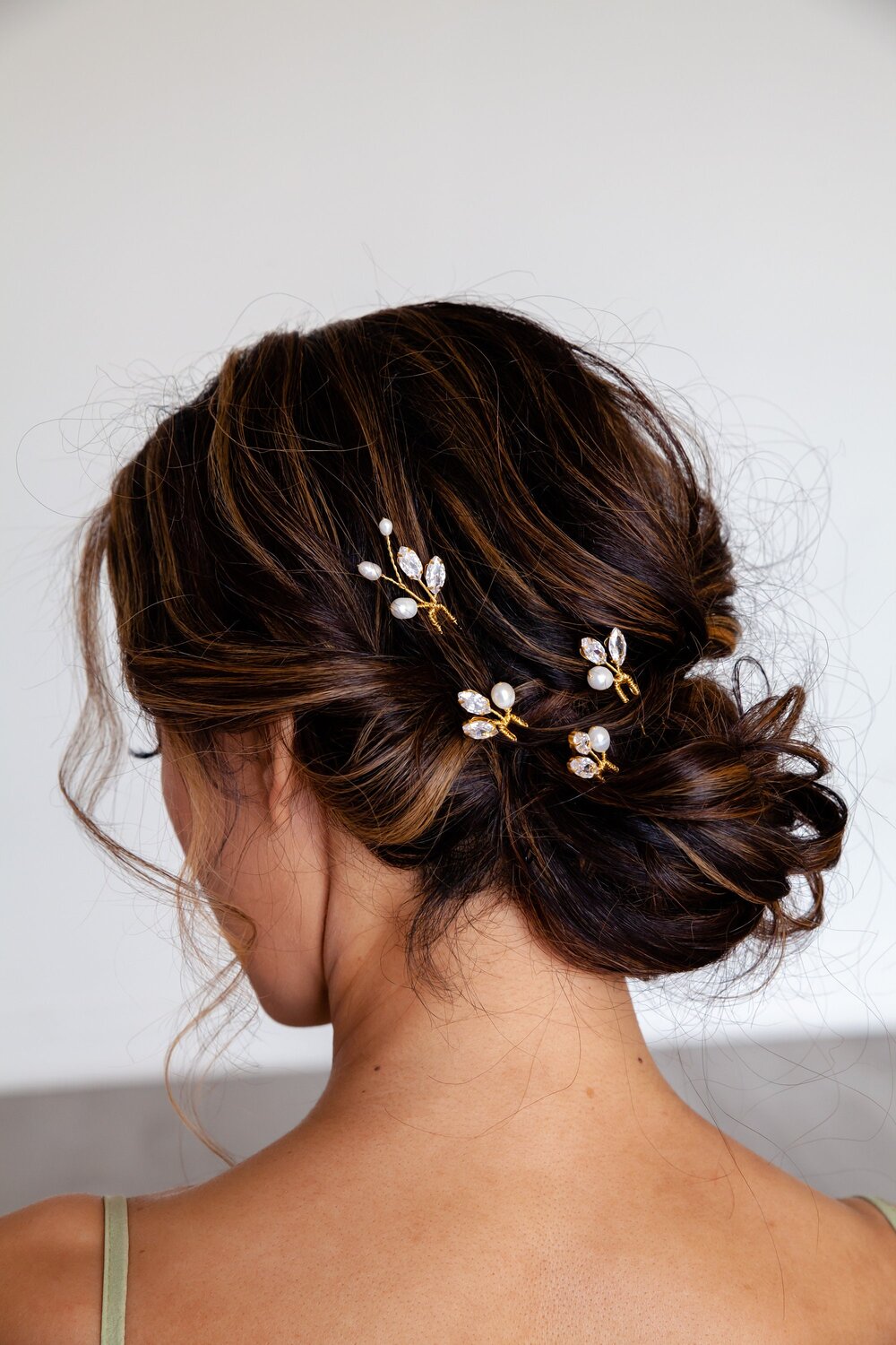 ANA Gold Crystal hair pins — Toronto Bridal Jewels- Handmade wedding hair  accessories — Toronto Bridal Jewels Canadian Handmade wedding hair  accessories and Bridal jewelry
