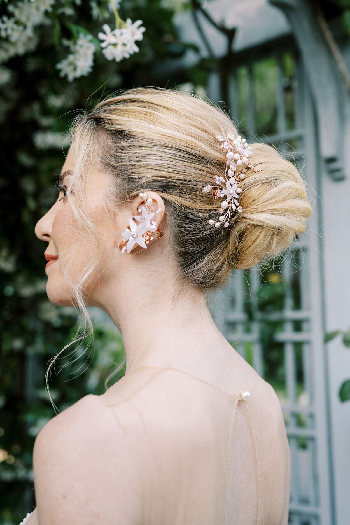 crystal hair pins, wedding hair pins, rose gold wedding hair pins, bridal hair headpiece, wedding hair accessories
