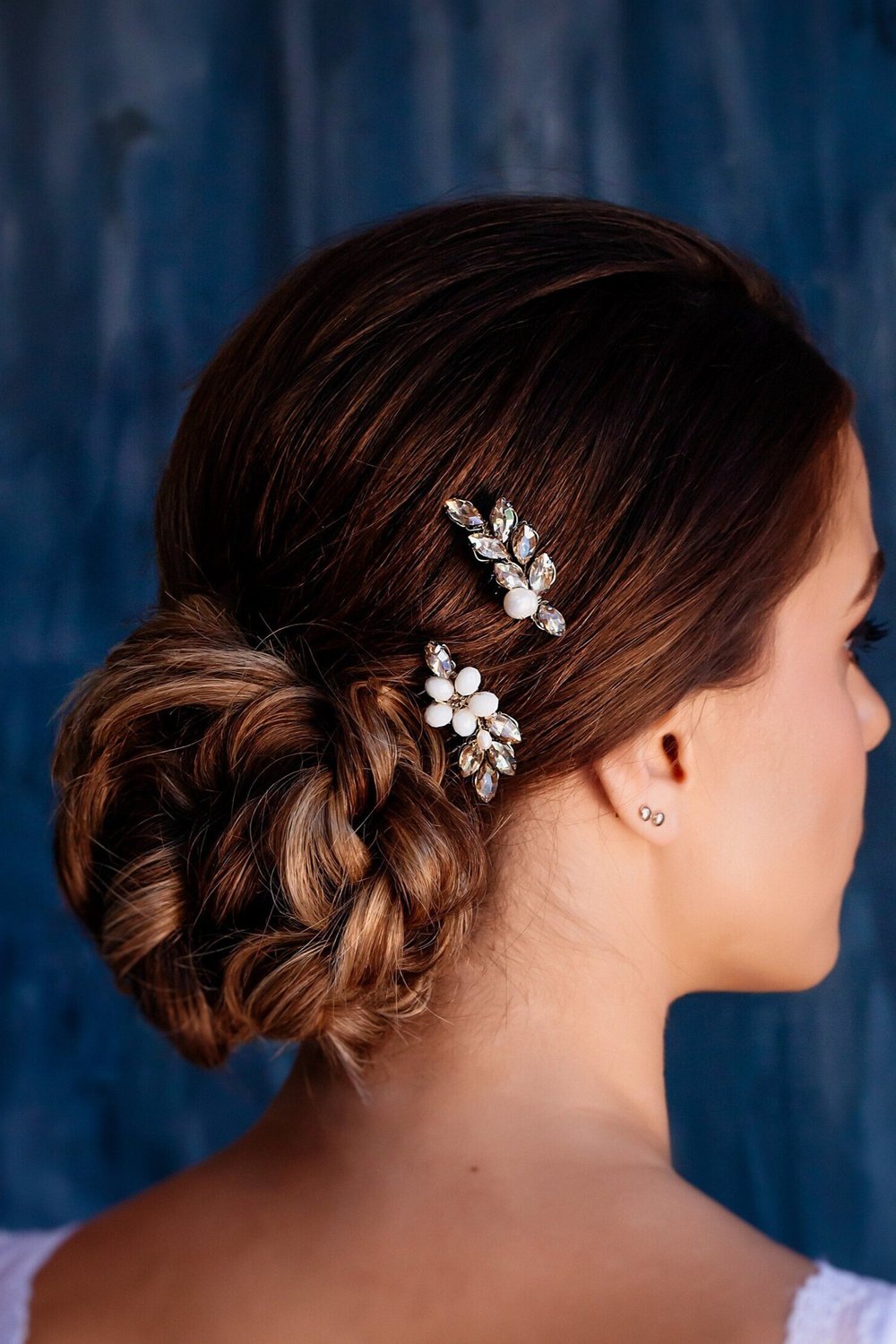 CLEMENTINE Small side hair combs — Toronto Bridal Jewels Canadian Handmade wedding  hair accessories and Bridal jewelry