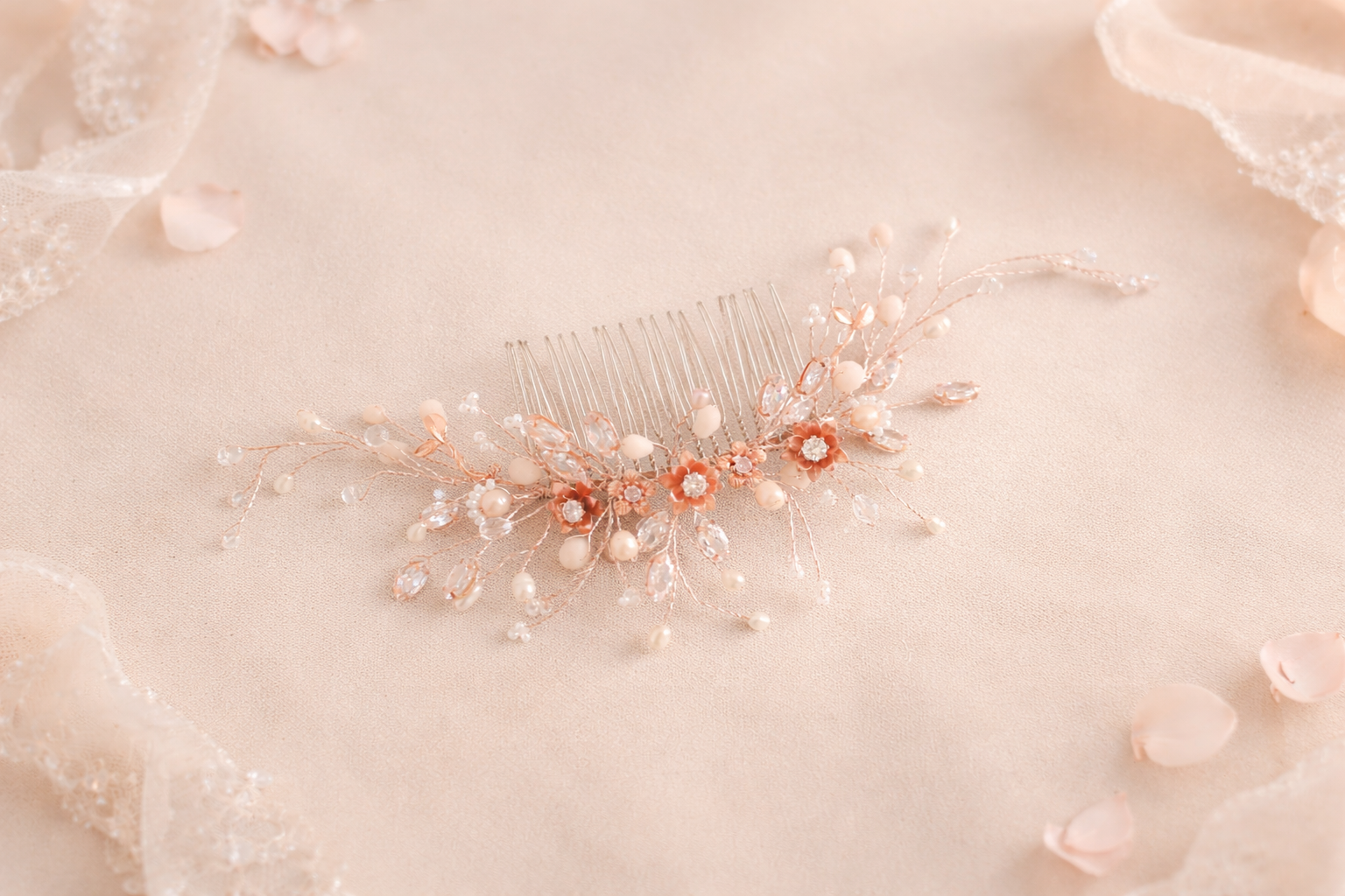 ELOWYN Rose gold low bun bridal headpiece.png