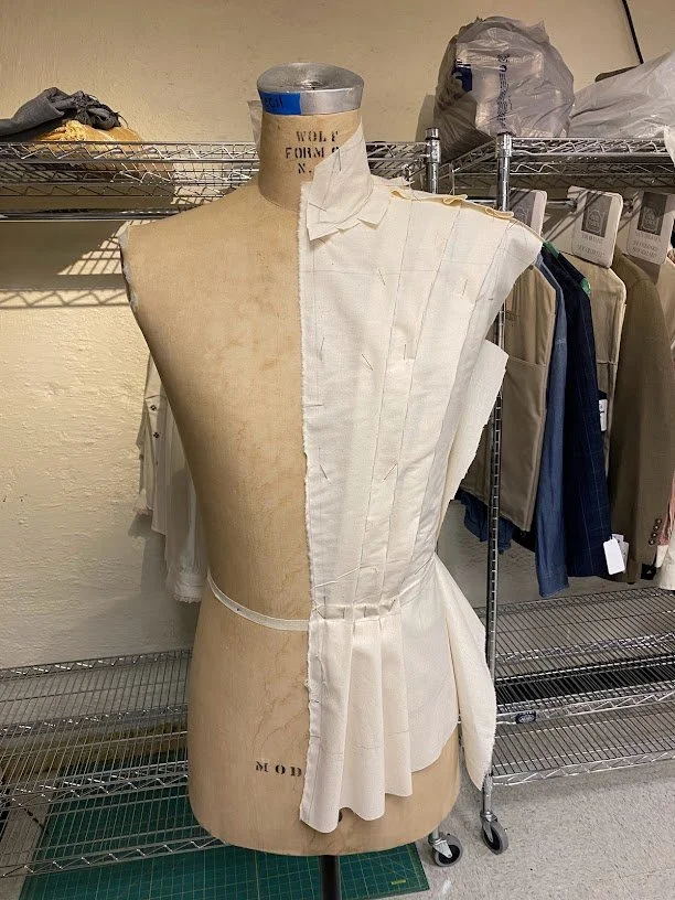 Historical draping project - Men's Jerkin