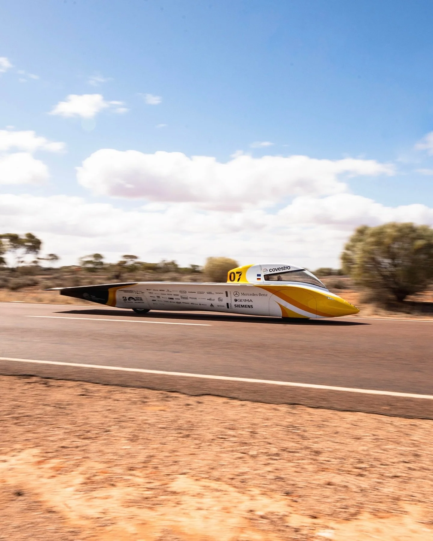 Not much left!☀️
Time really flies... Today we stopped just before Port Augusta. That means tomorrow morning, we’ll reach the final control stop of the race!
Most of the battles between the teams are happening ahead of and behind us. We managed