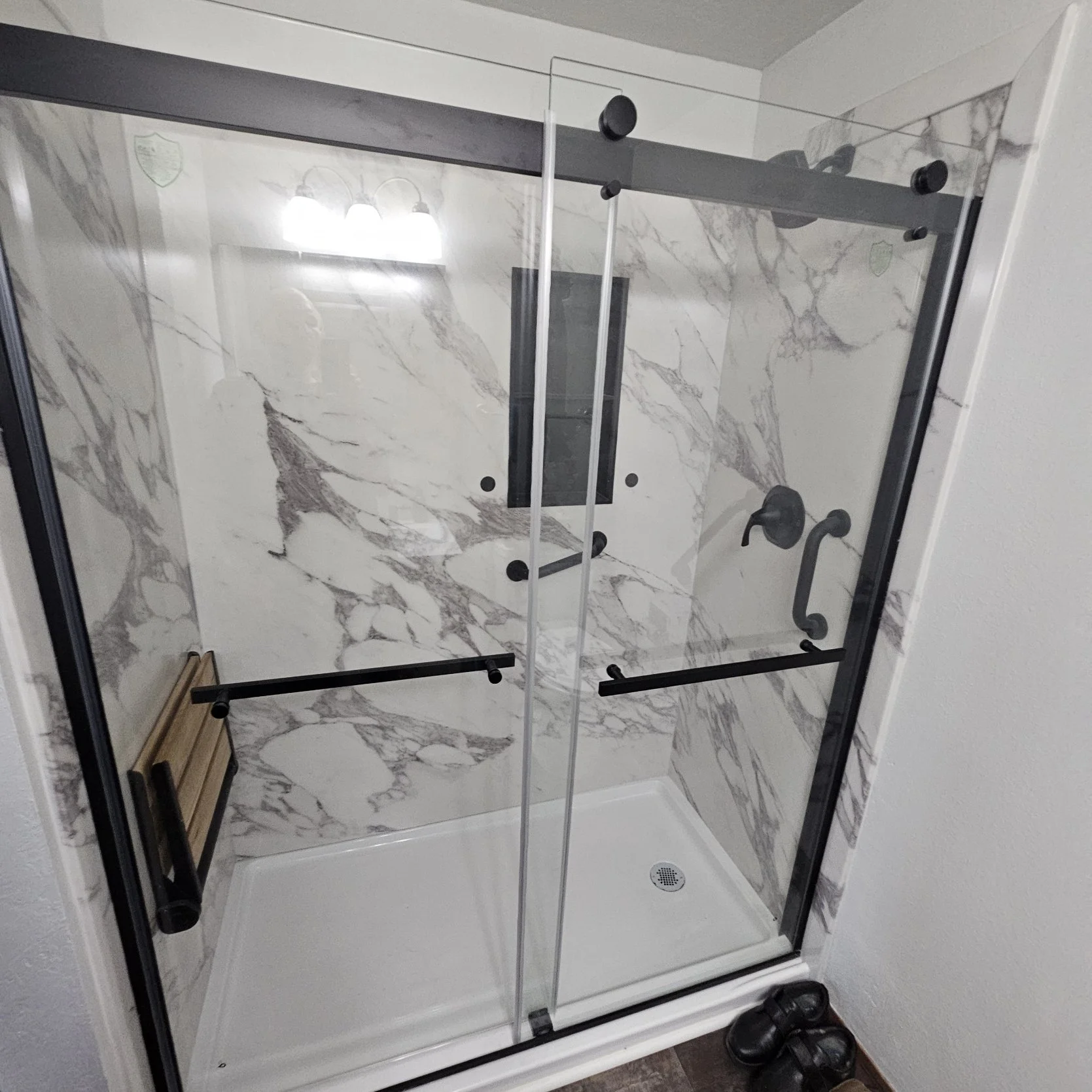 new shower