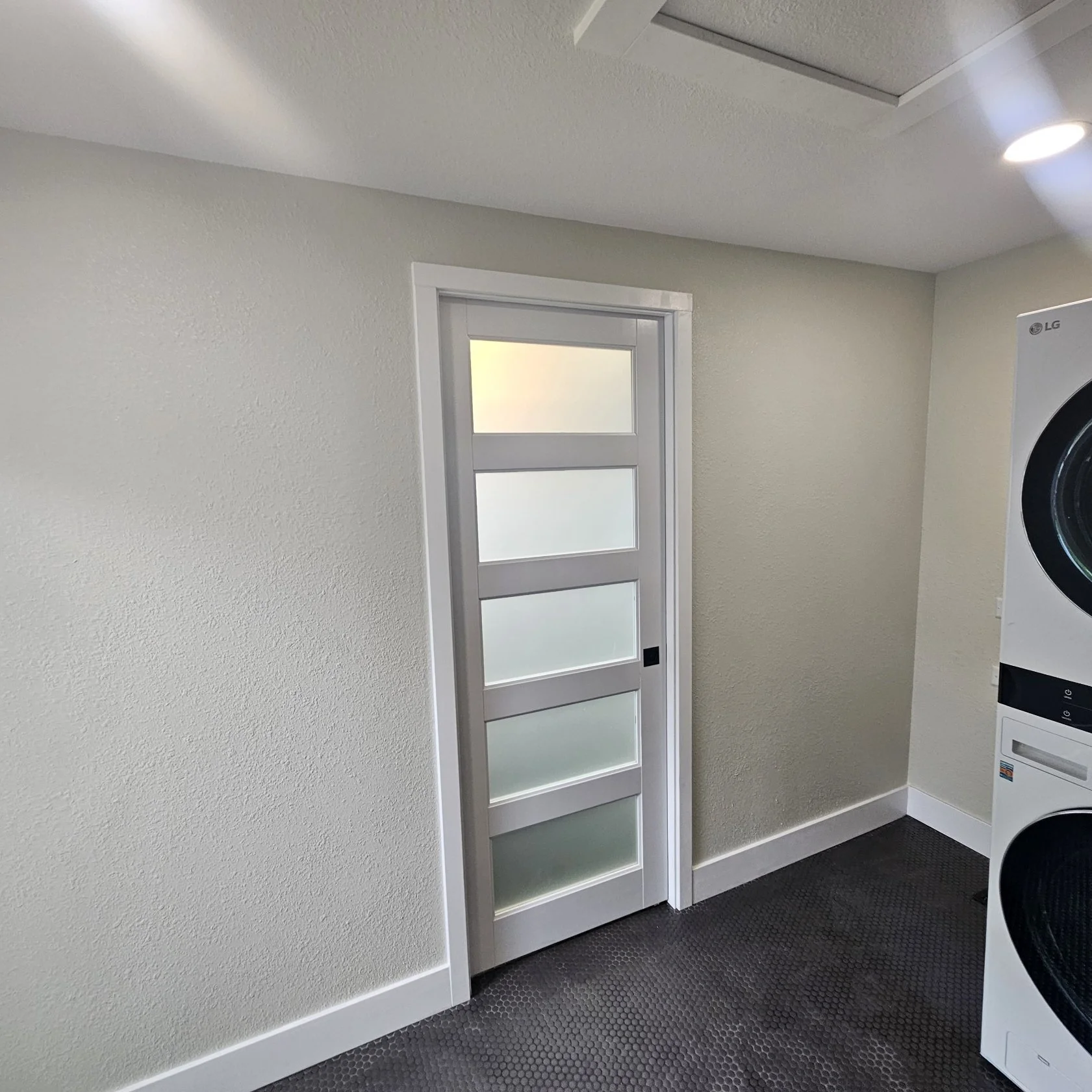 Permit to divide laundry/storage room and create full bathroom 4