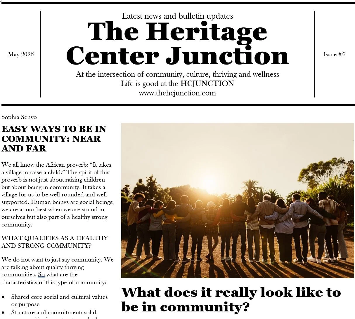 MAY 2026 HCJUNCTION BULLETIN