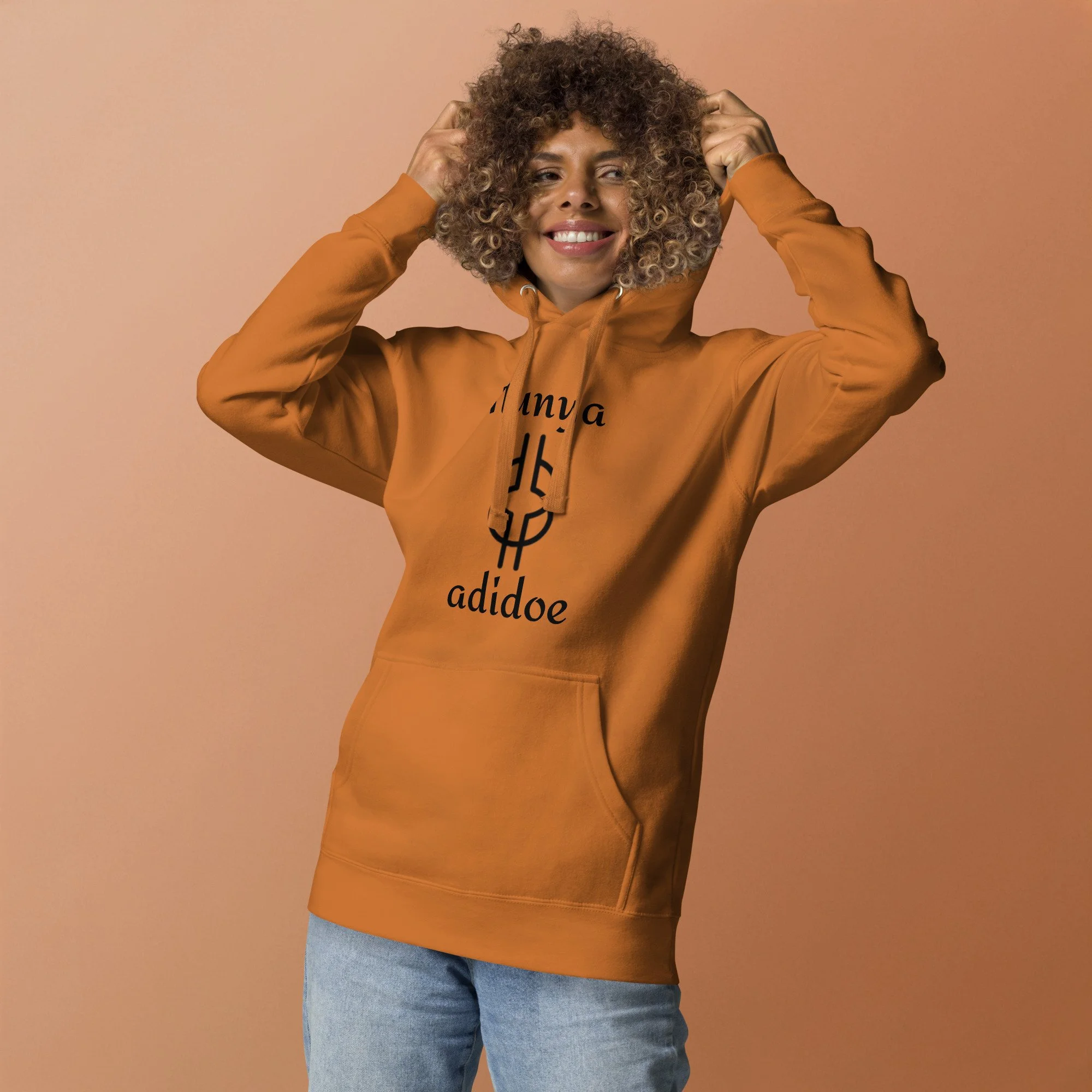 Unisex Hoodie: Nunya adidoe KN