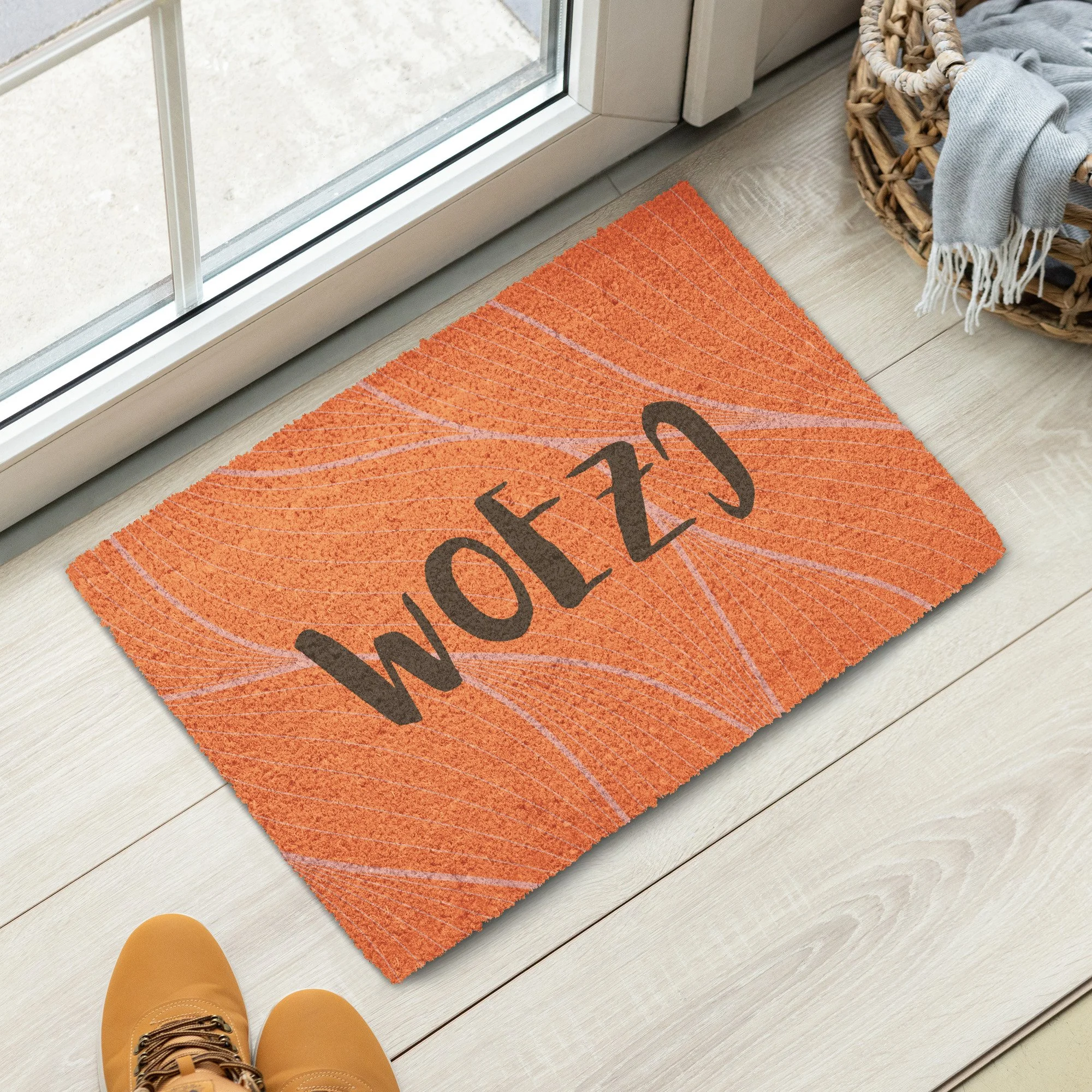 Ɛʋɛ Ewe Welcome Woezɔ Doormat