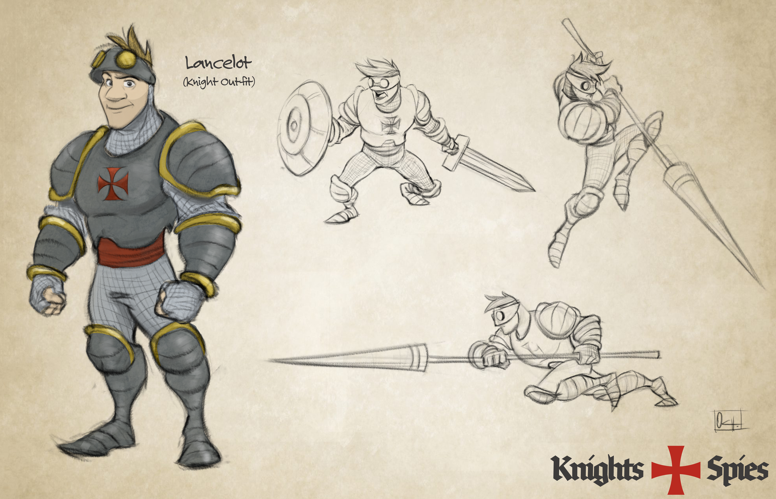 Lancelot (Knight) Poses.png